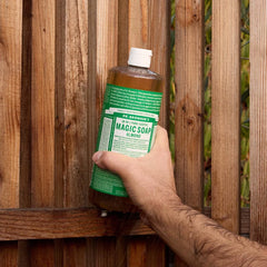 Dr. Bronner's Magic Pure Castile Liquid Soap Bodywash - Almond - 32 fl oz: Paraben-Free, Vegan, Whole Body Use